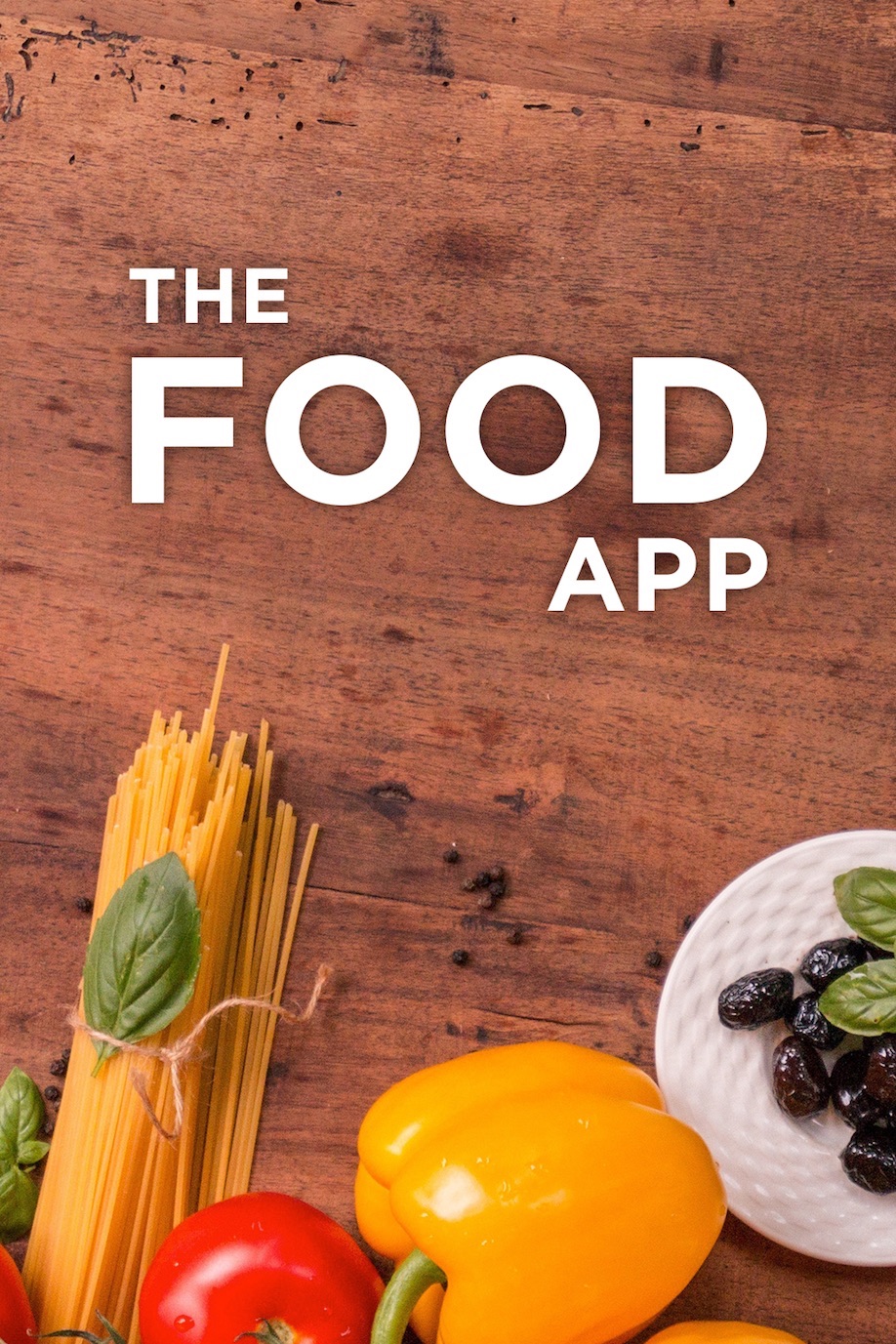 The Food App Mockup screen 1